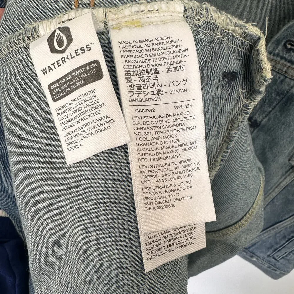 LEVI'S NWT Men's Vintage FIt Trucker Denim Jacket // XL - Picture 8 of 12